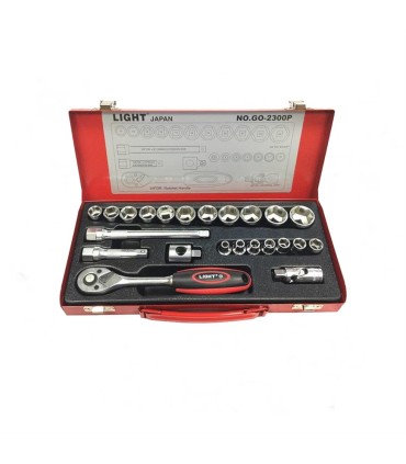 جعبه بكس 23 پارچه لايت 3/8 درايو (2300)