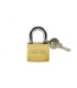 قفل آويز سايز 20 زرد $$