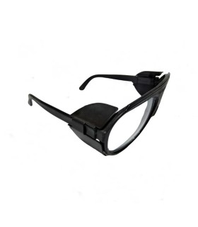 عينك سنگ كاري طلقي سفيد و مشكي معمولي