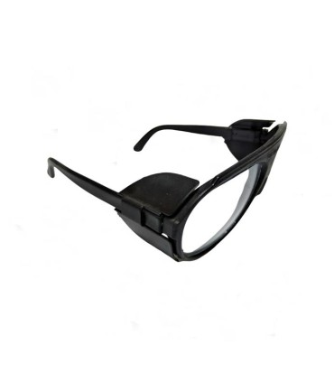 عينك سنگ كاري طلقي سفيد و مشكي معمولي