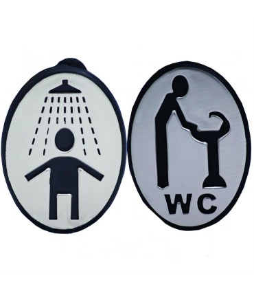 نشانگر حمام ودستشويي