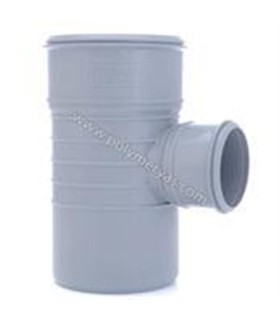 اتصالات پليكا سه راه تبديل مولتي پايپ سايز 63*110 90 درجه كد 82605