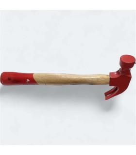 چكش دو شاخ كوچك ايراني دسته چوبي(250گرم)