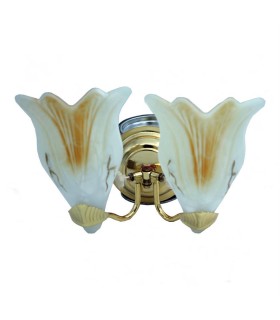 روشنايي دو شعله مدل برگي $$