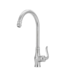 شير اهرمي ظرفشويي فيروزه مدل پيچك