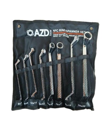 آچار دو سر رينگي كيفي 8عددي azd