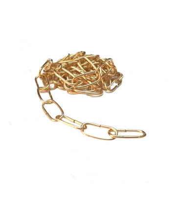 زنجير لوستر طلايي سايز 5